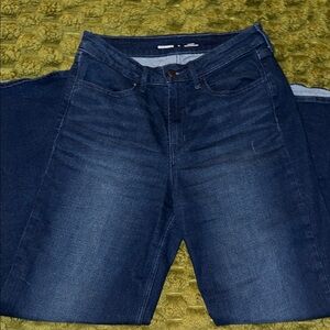 Old Navy Dark Blue Wide Leg Jeans